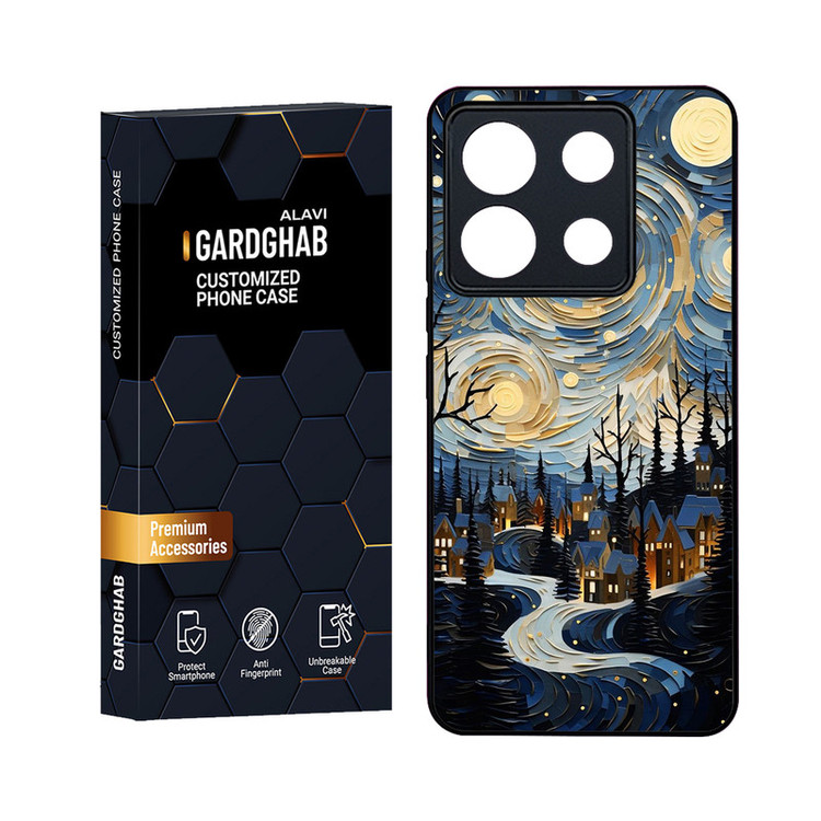 کاور گارد قاب علوی مدل Glass مناسب برای گوشی موبایل شیائومی Redmi Note 13 Pro 5G