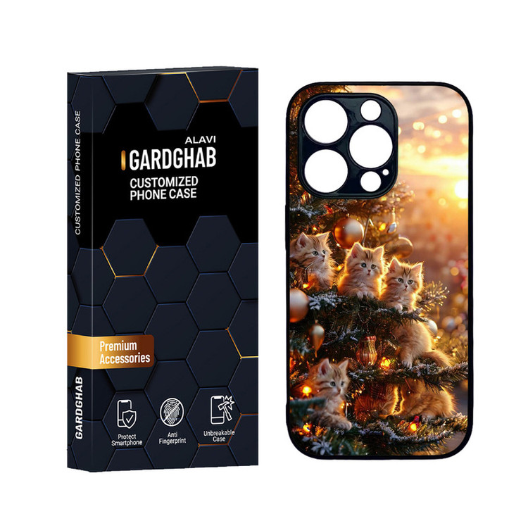 کاور گارد قاب علوی مدل دورژله ای هنری مناسب برای گوشی موبایل اپل iPhone 14 Pro Max
