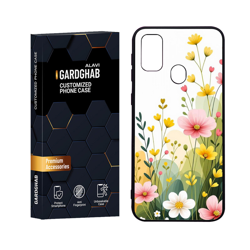 کاور گارد قاب علوی مدل Glass مناسب برای گوشی موبایل سامسونگ Galaxy M21