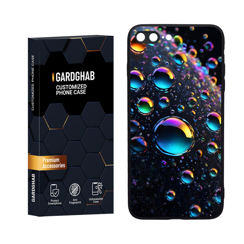 کاور گارد قاب مدل دورژله ای ساده مناسب برای گوشی موبایل اپل iPhone 7 Plus / 8 plus