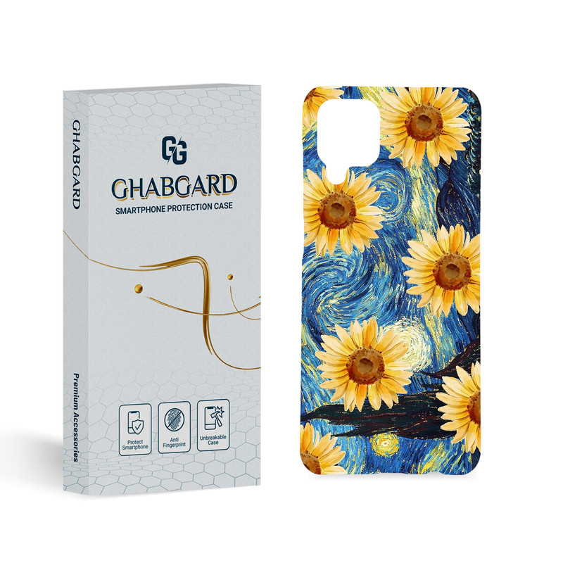 کاور قاب گارد مدل گل مناسب برای گوشی موبایل سامسونگ Galaxy M12