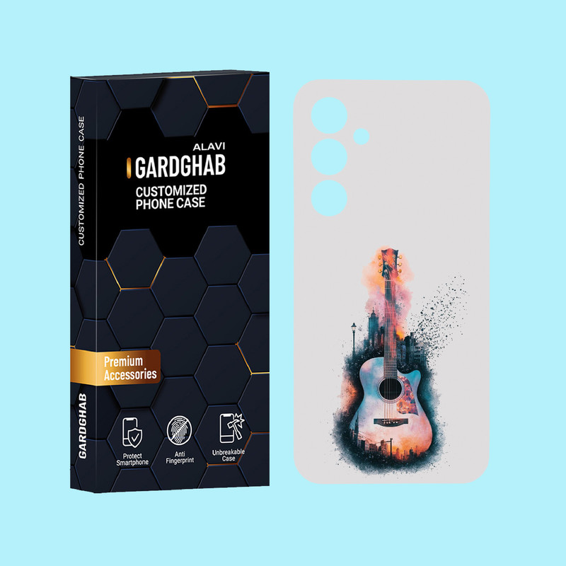 کاور گارد قاب علوی مدل ساز و موزیک مناسب برای گوشی موبایل سامسونگ Galaxy A55