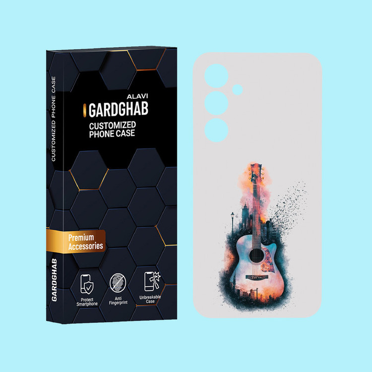 کاور گارد قاب علوی مدل ساز و موزیک مناسب برای گوشی موبایل سامسونگ Galaxy A55