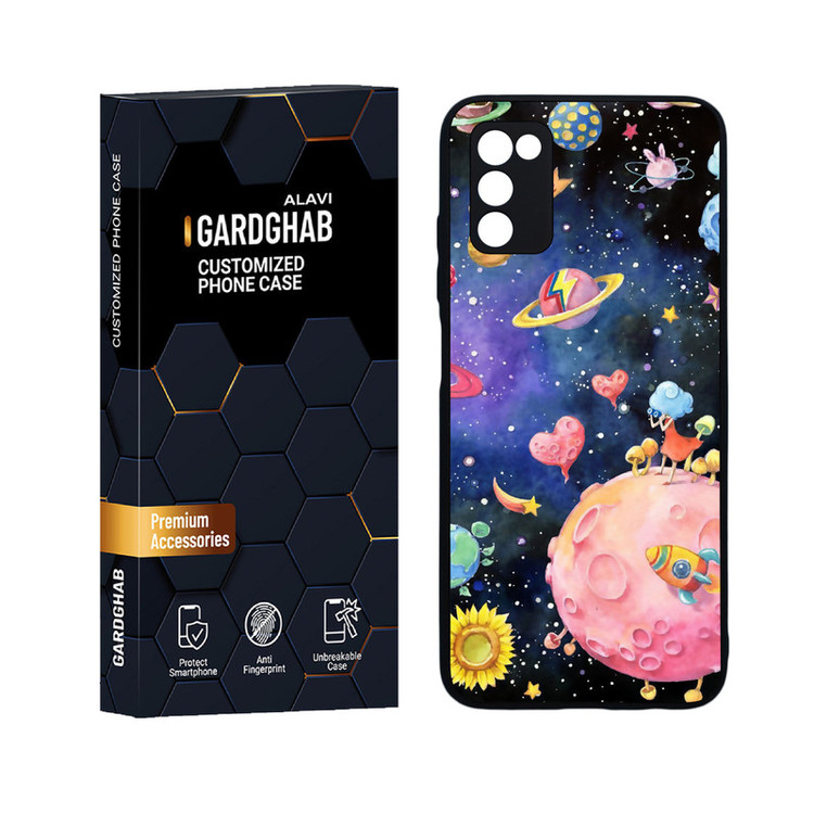 کاور گارد قاب علوی مدل فانتزی مناسب برای گوشی موبایل سامسونگ Galaxy A03s