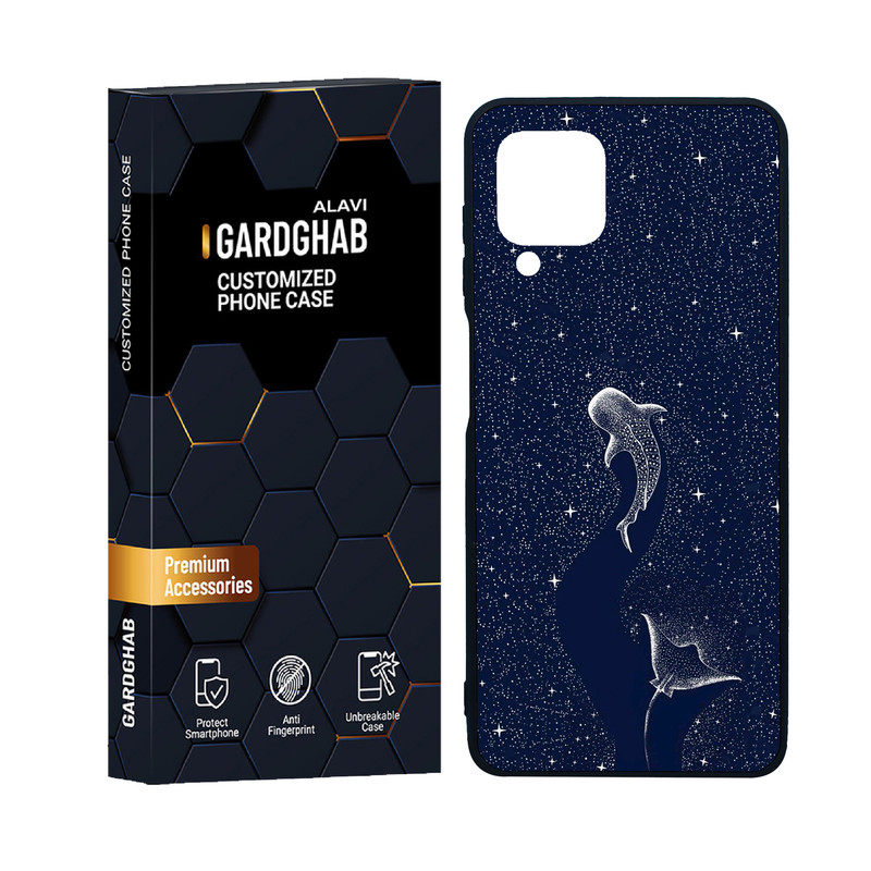 کاور گارد قاب علوی مدل دور ژله ای هنری مناسب برای گوشی موبایل سامسونگ Galaxy M32 4G