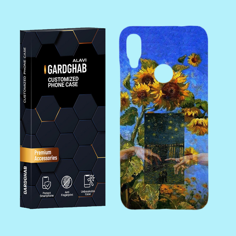 کاور گارد قاب علوی مدل هنری مناسب برای گوشی موبایل شیائومی Redmi Note 7 / note 7 Pro