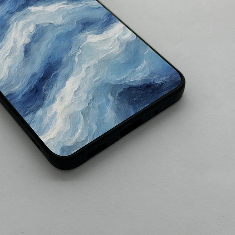 کاور گارد قاب علوی مدل دور ژله ای پشت گلس MLG مناسب برای گوشی موبایل سامسونگ Galaxy M52