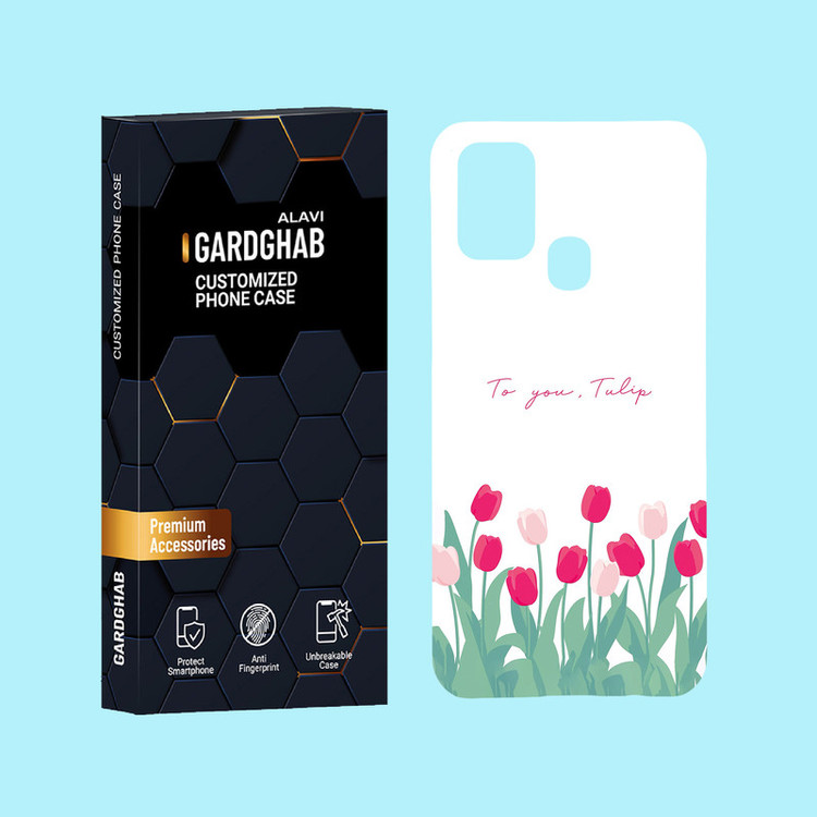 کاور گارد قاب علوی مدل گل مناسب برای گوشی موبایل سامسونگ Galaxy M31