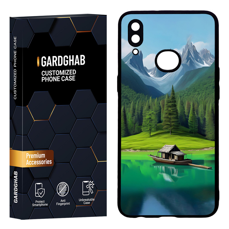کاور گارد قاب مدل دور ژله ای هنری مناسب برای گوشی موبایل سامسونگ Galaxy A10s