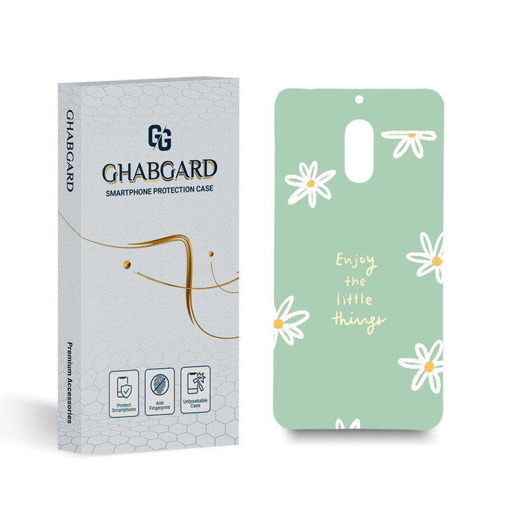 کاور قاب گارد مدل گل مناسب برای گوشی موبایل نوکیا 6