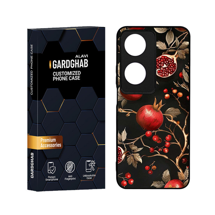 کاور گارد قاب علوی مدل دور ژله ای هنری مناسب برای گوشی موبایل آنر X7B 4G