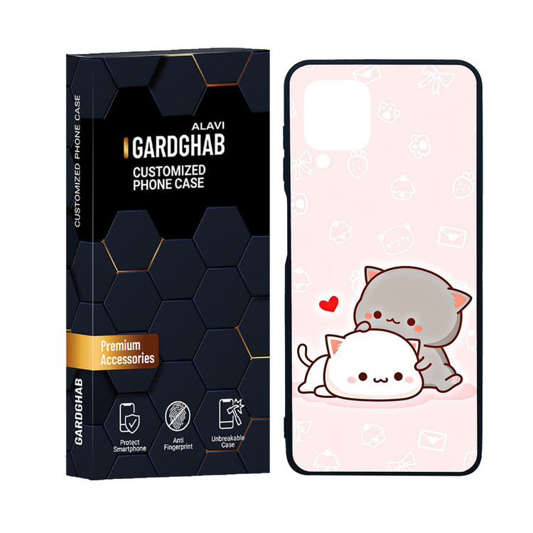 کاور گارد قاب علوی مدل دورژله ای عاشقانه مناسب برای گوشی موبایل سامسونگ Galaxy F22