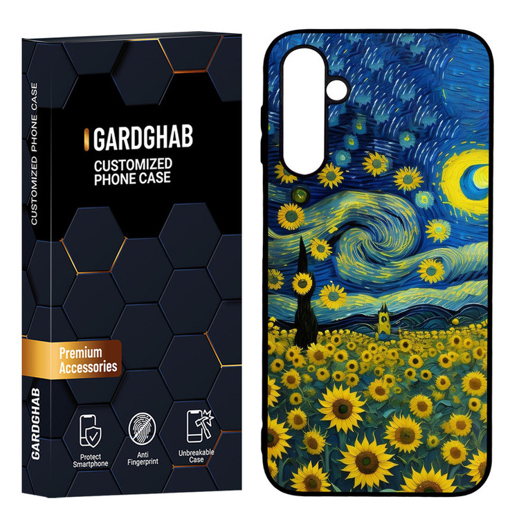 کاور گارد قاب مدل پشت گلس هنری مناسب برای گوشی موبایل سامسونگ Galaxy A24