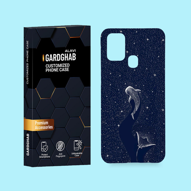 کاور گارد قاب علوی مدل هنری مناسب برای گوشی موبایل سامسونگ Galaxy M31
