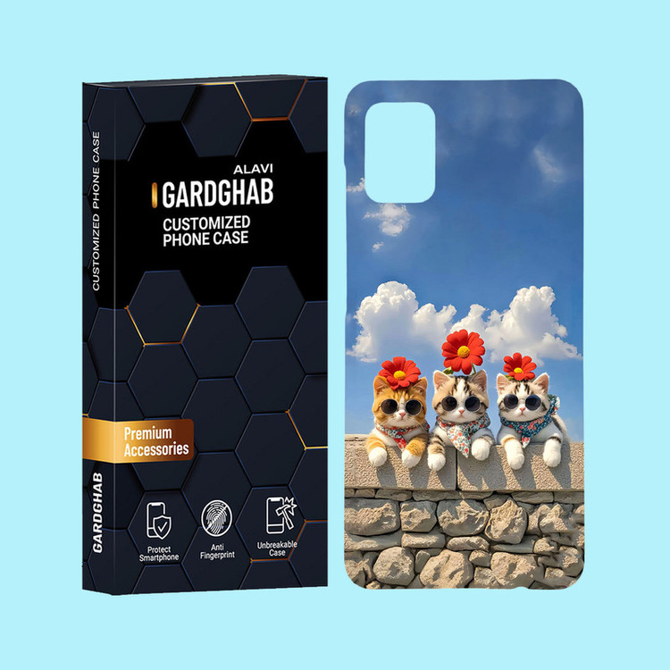 کاور گارد قاب علوی مدل حیوانات مناسب برای گوشی موبایل سامسونگ Galaxy A51 4G