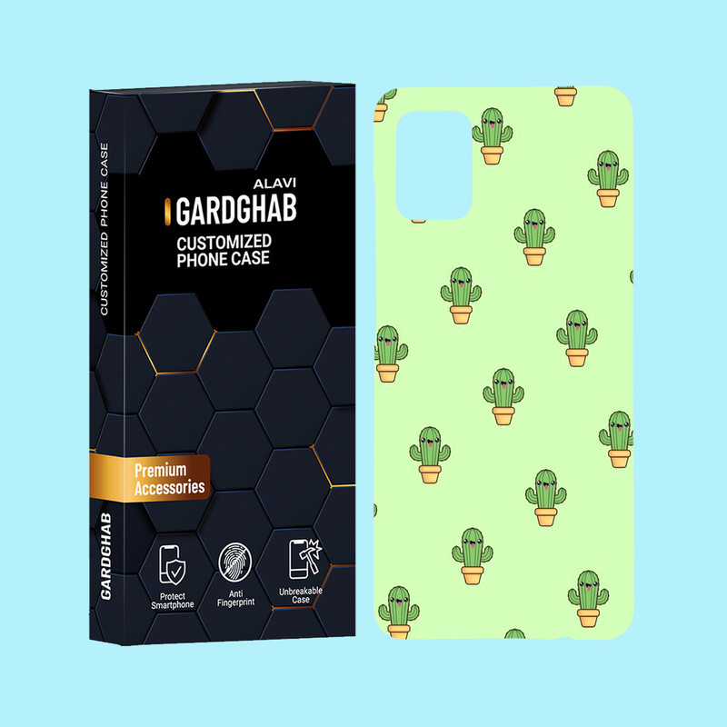 کاور گارد قاب علوی مدل پترن فانتزی مناسب برای گوشی موبایل سامسونگ Galaxy A51 4G