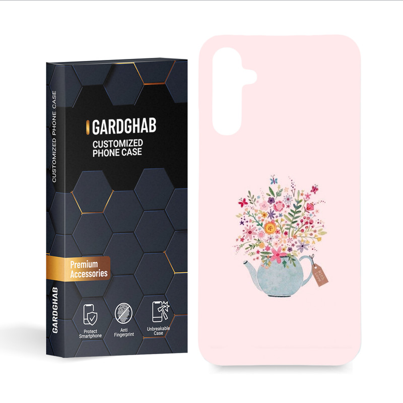 کاور گارد قاب مدل گل مناسب برای گوشی موبایل سامسونگ Galaxy a34 5g