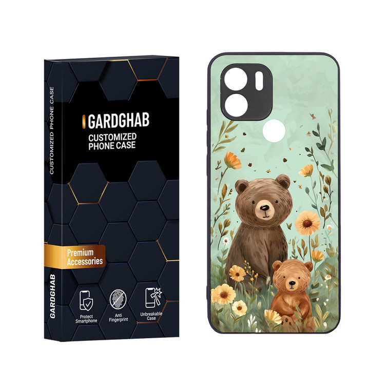 کاور گارد قاب مدل دور ژله ای فانتزی مناسب برای گوشی موبایل شیائومی Redmi A1 Plus / A2 Plus / Poco C50 / Poco C51