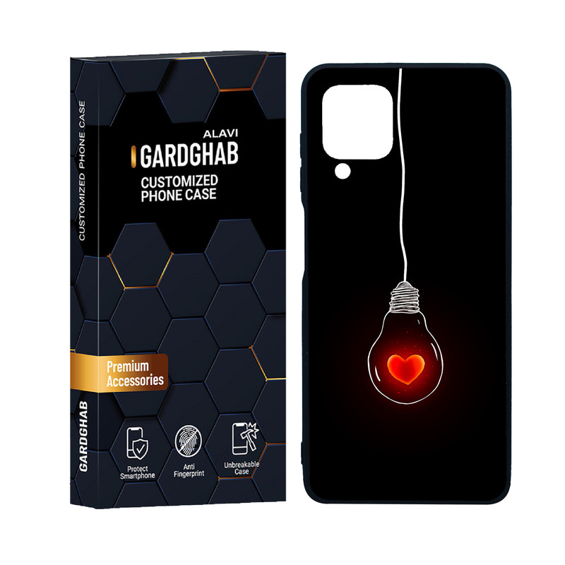 کاور گارد قاب علوی مدل دور ژله ای عاشقانه مناسب برای گوشی موبایل سامسونگ Galaxy M32 4G