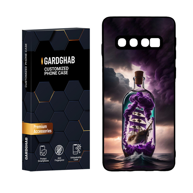 کاور گارد قاب مدل هنری مناسب برای گوشی موبایل سامسونگ Galaxy S10