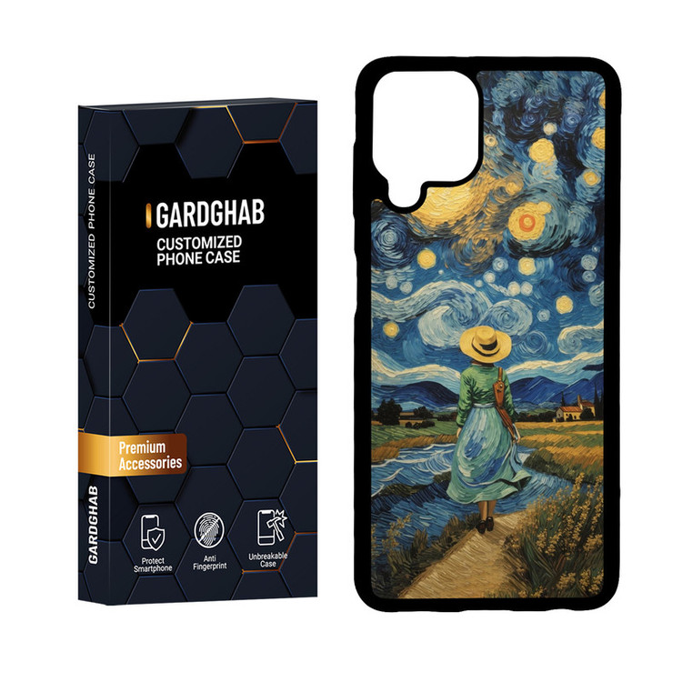 کاور گارد قاب مدل دورژله ای هنری مناسب برای گوشی موبایل سامسونگ Galaxy A22 4G