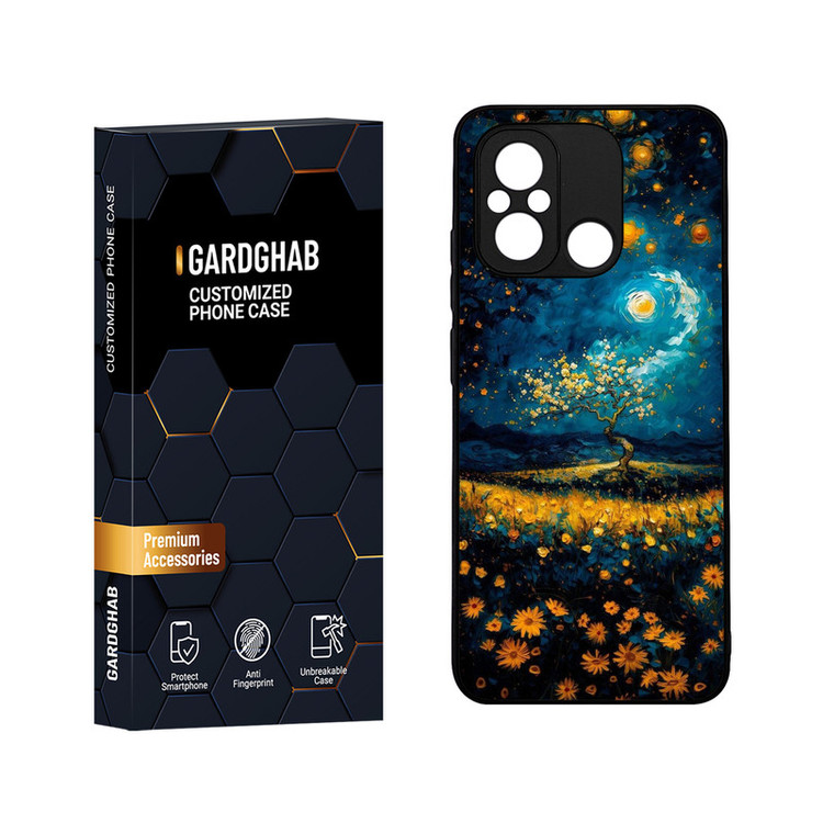 کاور گارد قاب مدل دورژله ای هنری مناسب برای گوشی موبایل شیائومی Poco C55 / Redmi 12c