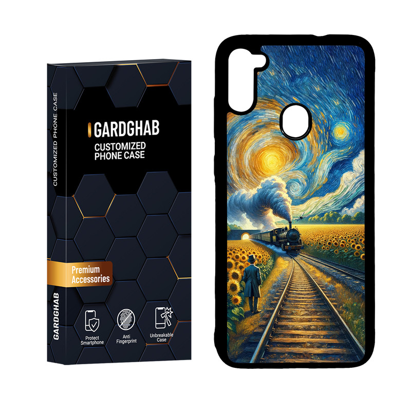 کاور گارد قاب مدل دور ژله ای هنری مناسب برای گوشی موبایل سامسونگ Galaxy A11 / M11