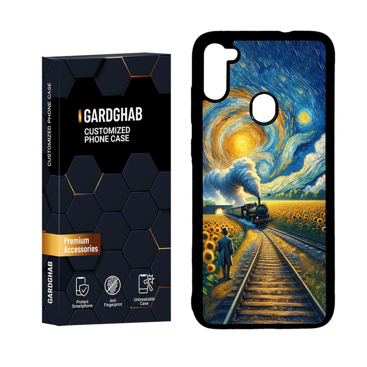 کاور گارد قاب مدل دور ژله ای هنری مناسب برای گوشی موبایل سامسونگ Galaxy A11 / M11