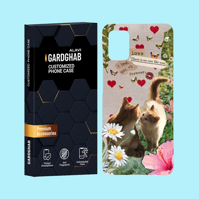 کاور گارد قاب علوی مدل عاشقانه مناسب برای گوشی موبایل سامسونگ Galaxy A51 4G