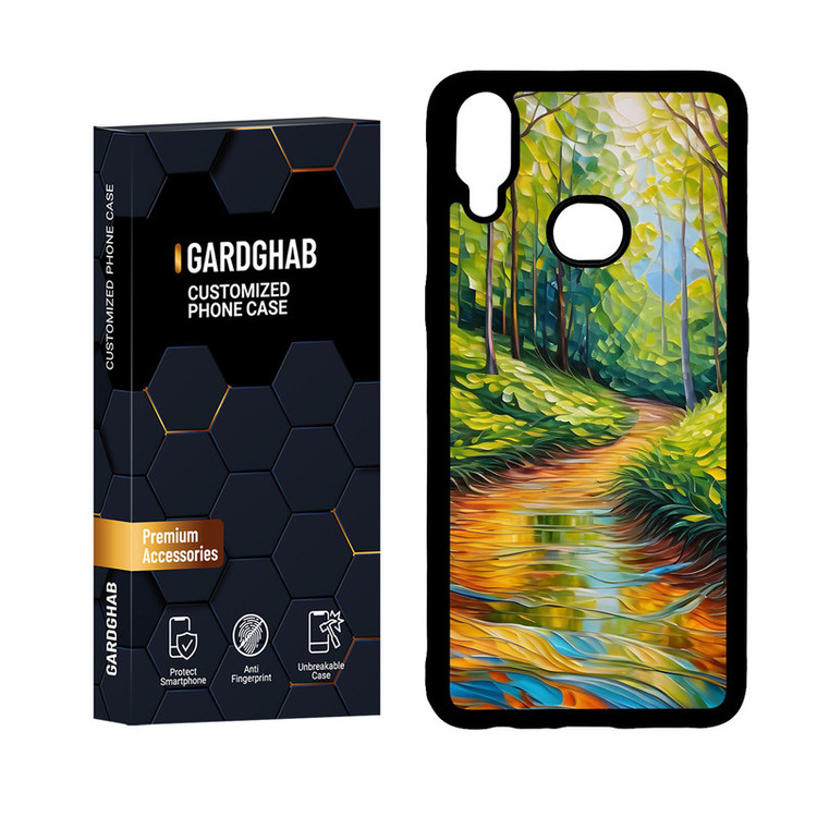 کاور گارد قاب مدل دورژله ای هنری مناسب برای گوشی موبایل سامسونگ Galaxy A10s