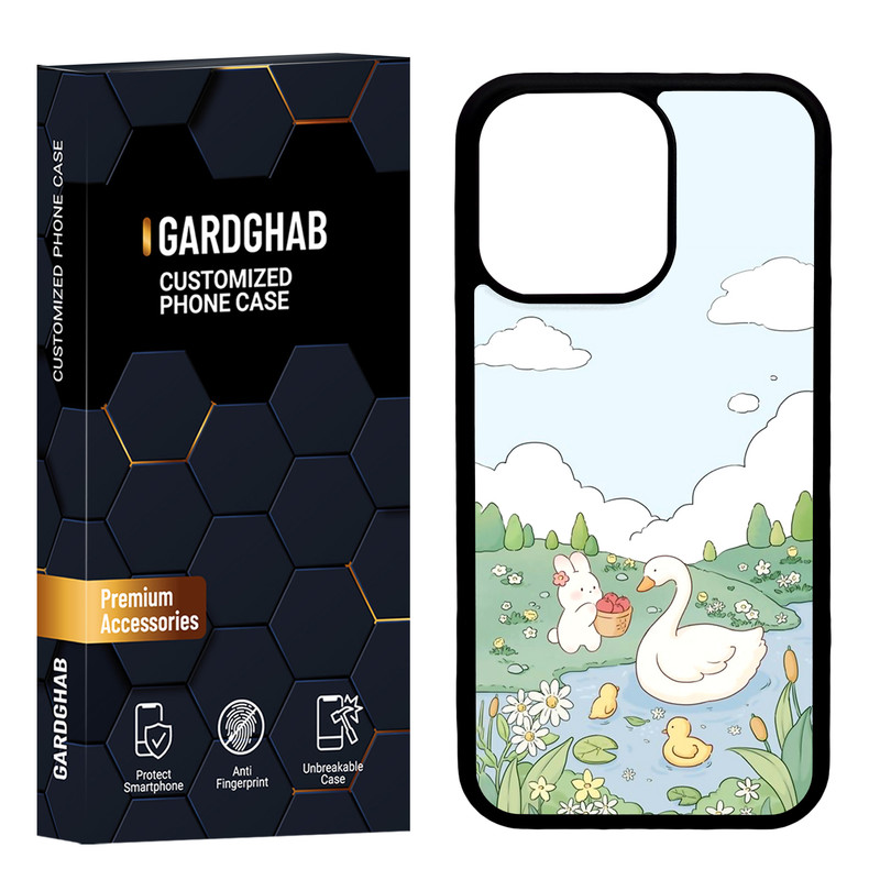 کاور گارد قاب مدل پشت گلس فانتزی مناسب برای گوشی موبایل اپل iPhone 13 Pro