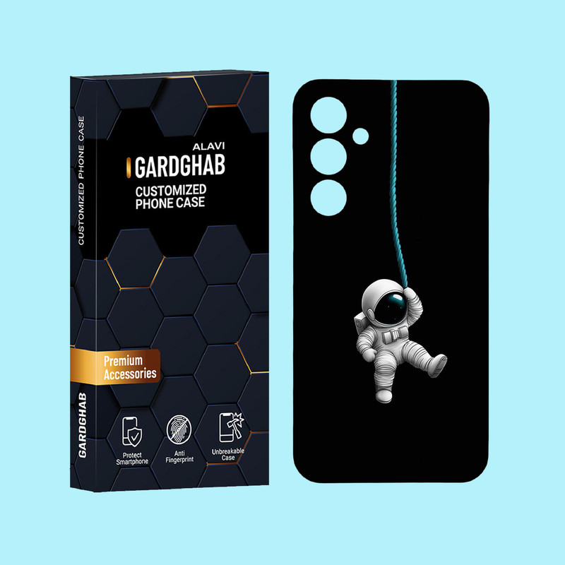 کاور گارد قاب علوی مدل فضانورد مناسب برای گوشی موبایل سامسونگ Galaxy A55