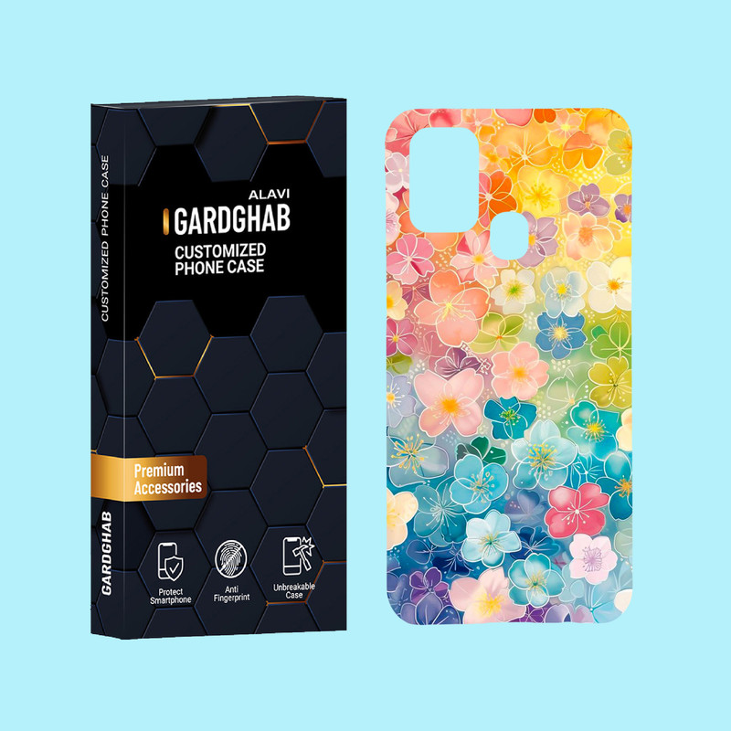 کاور گارد قاب علوی مدل گل مناسب برای گوشی موبایل سامسونگ Galaxy M31