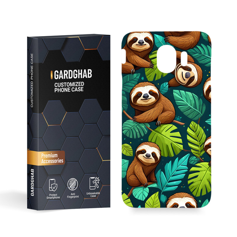 کاور گارد قاب مدل هنری مناسب برای گوشی موبایل سامسونگ Galaxy J4 2018