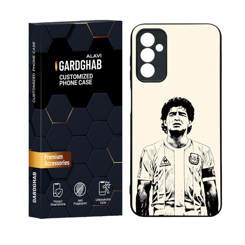 کاور گارد قاب علوی مدل دور ژله ای پشت گلس ورزشی مناسب برای گوشی موبایل سامسونگ Galaxy F13