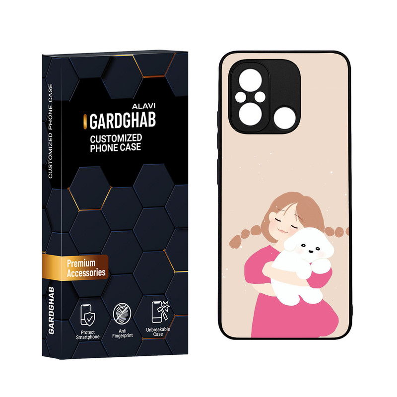 کاور گارد قاب مدل دورژله ای دخترانه مناسب برای گوشی موبایل شیائومی Poco C55 / Redmi 12c