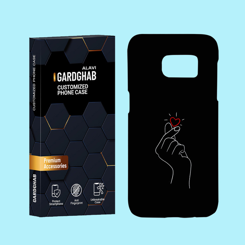کاور گارد قاب علوی مدل عاشقانه مناسب برای گوشی موبایل سامسونگ Galaxy S7