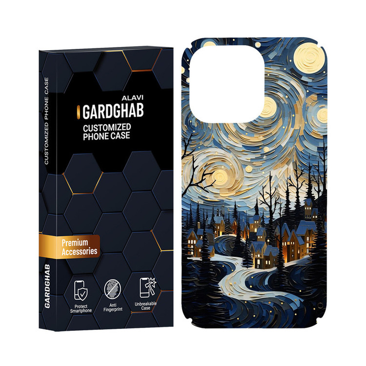 کاور گارد قاب مدل هنری مناسب برای گوشی موبایل اپل iPhone 13 pro