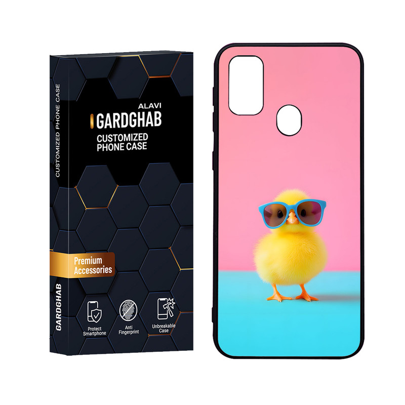 کاور گارد قاب علوی مدل Glass مناسب برای گوشی موبایل سامسونگ Galaxy M21