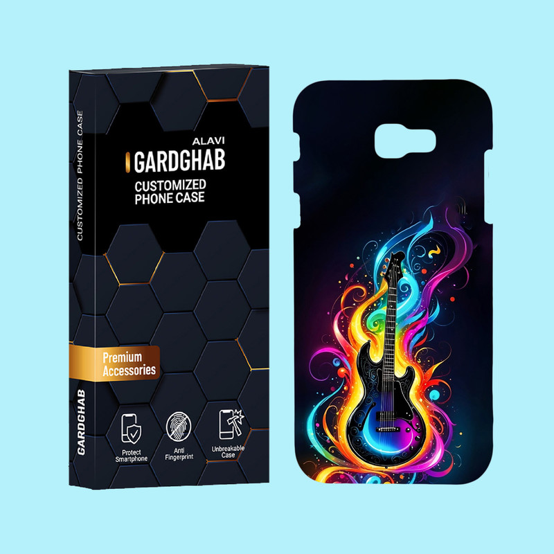 کاور گارد قاب علوی مدل ساز و موزیک مناسب برای گوشی موبایل سامسونگ Galaxy A720 / A7 2017