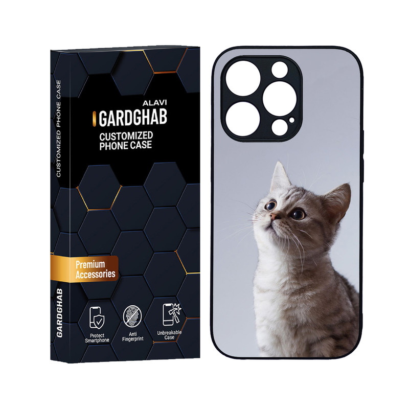 کاور گارد قاب علوی مدل دورژله ای حیوانات مناسب برای گوشی موبایل اپل iPhone 14 Pro