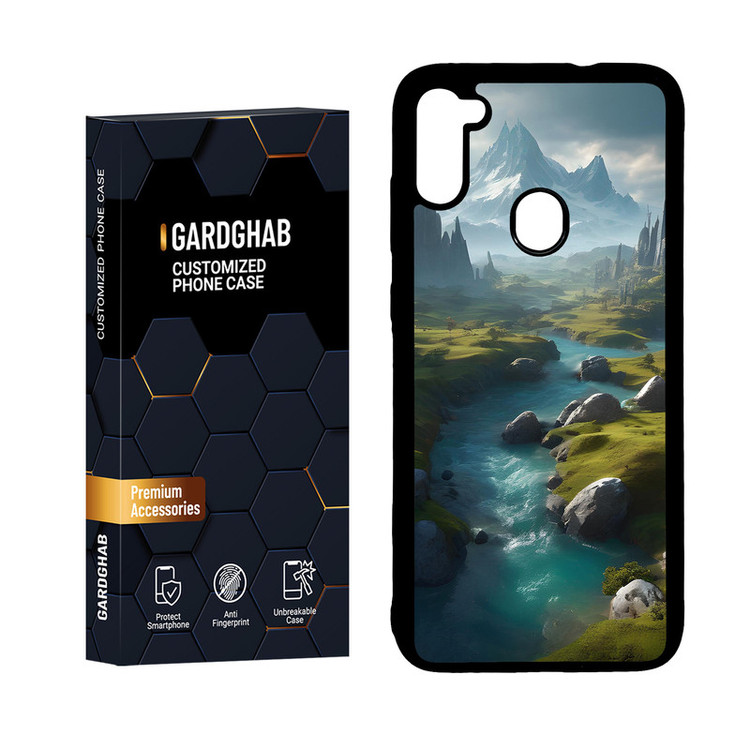 کاور گارد قاب مدل دور ژله ای هنری مناسب برای گوشی موبایل سامسونگ Galaxy A11 / M11