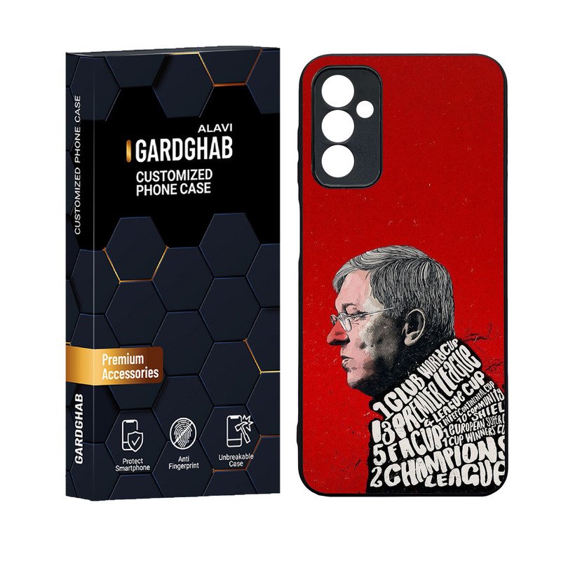 کاور گارد قاب علوی دورژله ای پشت گلس مدل ورزشی مناسب برای گوشی موبایل سامسونگ Galaxy F13