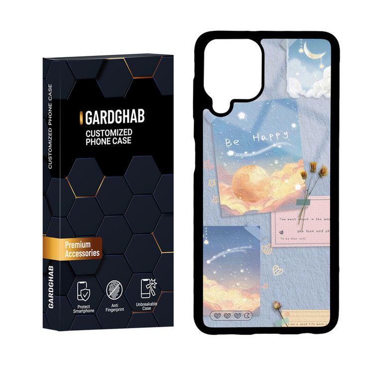 کاور گارد قاب مدل پشت گلس فانتزی مناسب برای گوشی موبایل سامسونگ Galaxy A22 4G