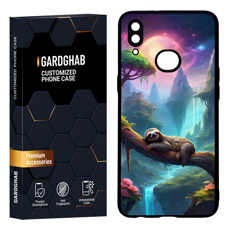 کاور گارد قاب مدل دور ژله ای هنری مناسب برای گوشی موبایل سامسونگ Galaxy A10s