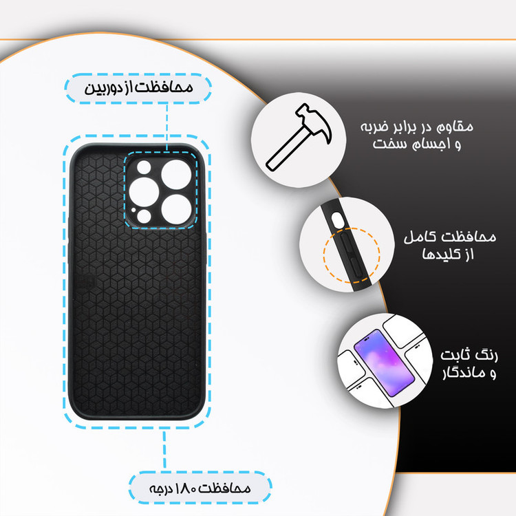 کاور گارد قاب مدل فانتزی مناسب برای گوشی موبایل اپل Iphone 14 Pro